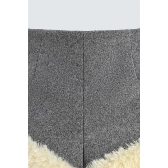 ZARA CONTRAST FAUX FUR SHORTS FOR ZARA X DISNEY HARRY LAMBERT - Picture 4 of 5